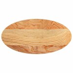 Vidaxl dessus de table 80x40x4 cm bois de ch�ne massif ovale
