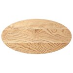 Vidaxl dessus de table 80x40x4 cm bois de chêne massif ovale Vidaxl dessus de table 80x40x4 cm bois de chêne massif ovale