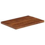 Vidaxl dessus de table 80x50x3, 8 cm rectangulaire bois massif r�cup�r�