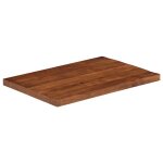 Vidaxl dessus de table 80x70x2, 5 cm rectangulaire bois massif r�cup�r�
