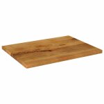 Vidaxl dessus de table 80x70x3, 8 cm rectangulaire bois massif manguier