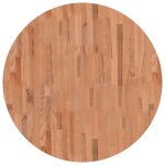 Vidaxl dessus de table Ø90x2, 5 cm rond bois massif de hêtre Vidaxl dessus de table Ø90x2, 5 cm rond bois massif de hêtre