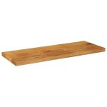Vidaxl dessus de table 90x20x2, 5 cm rectangulaire bois massif manguier