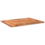 Vidaxl dessus de table 90x50x2, 5 cm rectangulaire bois massif d'acacia
