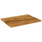 Vidaxl dessus de table 90x60x2, 5 cm rectangulaire bois massif manguier