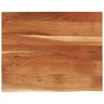 Vidaxl dessus de table 90x80x3, 8 cm rectangulaire bois massif d'acacia