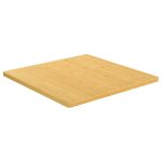 Vidaxl dessus de table 90x90x2, 5 cm bambou Vidaxl dessus de table 90x90x2, 5 cm bambou