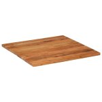 Vidaxl dessus de table 90x90x2, 5 cm carr bois massif d'acacia