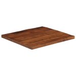 Vidaxl dessus de table 90x90x2, 5 cm carr� bois massif de r�cup�ration