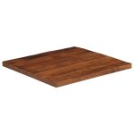 Vidaxl dessus de table 90x90x3, 8 cm carr� bois massif de r�cup�ration