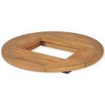 Vidaxl dessus de table de bire teck 70 cm
