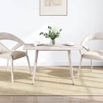 Vidaxl dessus de table blanc 110x55x2, 5 cm bois de pin massif Vidaxl dessus de table blanc 110x55x2, 5 cm bois de pin massif