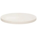 Vidaxl dessus de table blanc �40x2, 5 cm bois de pin massif
