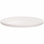 Vidaxl dessus de table blanc �50x2, 5 cm bois de pin massif
