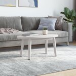 Vidaxl dessus de table blanc 70x35x2, 5 cm bois de pin massif ovale