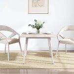 Vidaxl dessus de table blanc 70x70x2, 5 cm bois de pin massif Vidaxl dessus de table blanc 70x70x2, 5 cm bois de pin massif