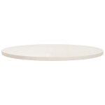 Vidaxl dessus de table blanc �80x2, 5 cm bois de pin massif