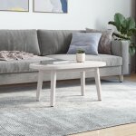 Vidaxl dessus de table blanc 80x40x2, 5 cm bois de pin massif ovale