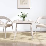 Vidaxl dessus de table blanc 90x90x2, 5 cm bois de pin massif Vidaxl dessus de table blanc 90x90x2, 5 cm bois de pin massif
