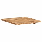 Vidaxl dessus de table bois d'acacia massif 58x(50 - 60)x2, 5 cm