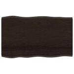 Vidaxl dessus de table bois chne massif trait bordure assortie