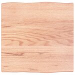 Vidaxl dessus de table bois ch�ne massif trait� bordure assortie