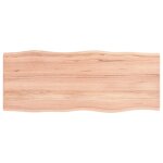 Vidaxl dessus de table bois chne massif trait bordure assortie