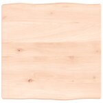 Vidaxl dessus de table bois ch�ne massif non trait� bordure assortie