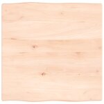 Vidaxl dessus de table bois ch�ne massif non trait� bordure assortie