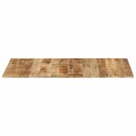 Vidaxl dessus de table bois de manguier solide 15 - 16 mm 120x60 cm