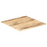 Vidaxl dessus de table bois de manguier solide 15 - 16 mm 70x70 cm
