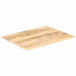 Vidaxl dessus de table bois de manguier solide 15 - 16 mm 90x60 cm