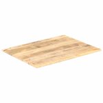 Vidaxl dessus de table bois de manguier solide 15 - 16 mm 90x60 cm