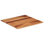 Vidaxl dessus de table bois massif d'acacia 15 - 16 mm 60x60 cm