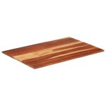 Vidaxl dessus de table bois massif d'acacia 15 - 16 mm 60x90 cm