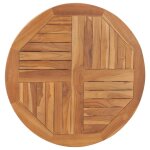 Vidaxl dessus de table bois de teck solide rond 2, 5 cm 80 cm Vidaxl dessus de table bois de teck solide rond 2, 5 cm 80 cm