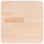 Vidaxl dessus de table carr� 40x40x2, 5 cm bois ch�ne massif non trait�
