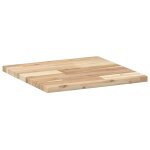 Vidaxl dessus de table carr� 40x40x2 cm bois massif d'acacia