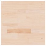 Vidaxl dessus de table carr� 40x40x4 cm bois ch�ne massif non trait�