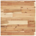 Vidaxl dessus de table carr 50x50x4 cm bois massif d'acacia