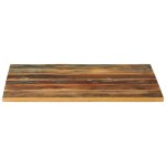 Vidaxl dessus de table carr 60x60 cm 15 - 16 mm bois de rcupration