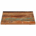Vidaxl dessus de table carr� 60x60 cm 25 - 27 mm bois de r�cup�ration