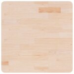 Vidaxl dessus de table carr� 60x60x1, 5 cm bois ch�ne massif non trait�