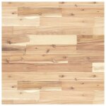 Vidaxl dessus de table carr 60x60x2 cm bois massif d'acacia