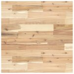 Vidaxl dessus de table carr� 60x60x4 cm bois massif d'acacia