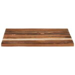 Vidaxl dessus de table carr 70x70 cm 25 - 27 mm bois de rcupration
