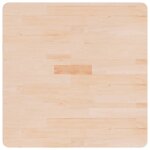Vidaxl dessus de table carr 70x70x2, 5 cm bois chne massif non trait