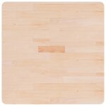 Vidaxl dessus de table carr 70x70x4 cm bois chne massif non trait