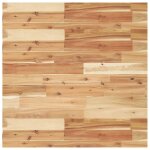 Vidaxl dessus de table carr 70x70x4 cm bois massif d'acacia
