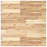 Vidaxl dessus de table carr� 70x70x4 cm bois massif d'acacia